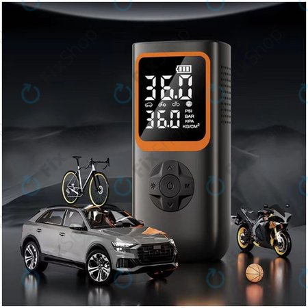 Tragbarer Elektrischer Luftkompressor mit Zubehör (11.1V, 2000mAh)