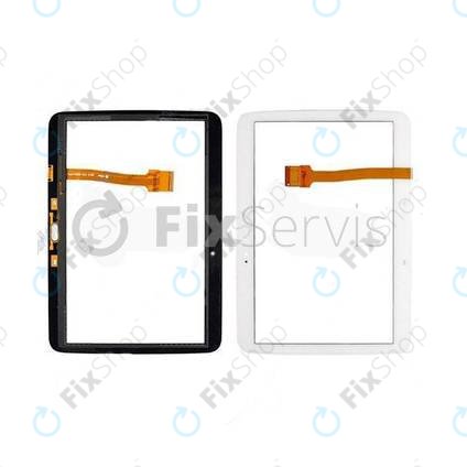 Samsung Galaxy Tab 3 10.1 P5200, P5210 - Touchscreen Front Glas (White)