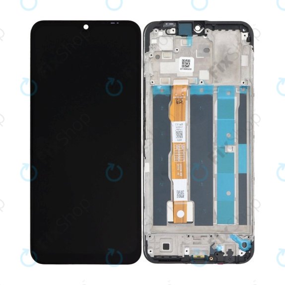 Vivo Y16 V2204 V2214 - LCD Display + Touchscreen Front Glas + Rahmen (Stellar Black) TFT