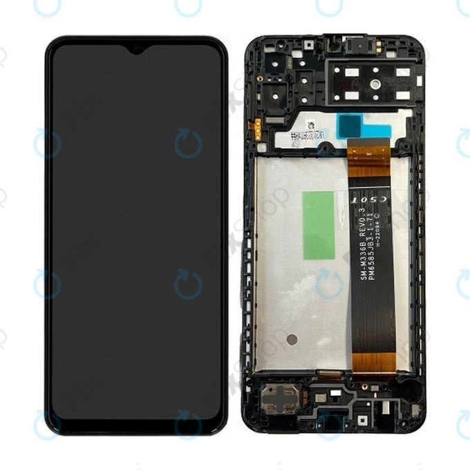 Samsung Galaxy A13 A135F - LCD Display + Touch Screen + Frame (Black) - GH82-28508A, GH82-28653A Genuine Service Pack