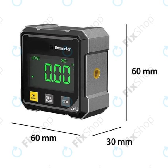 Digitaler Winkelmesser mit Magnet und Laser