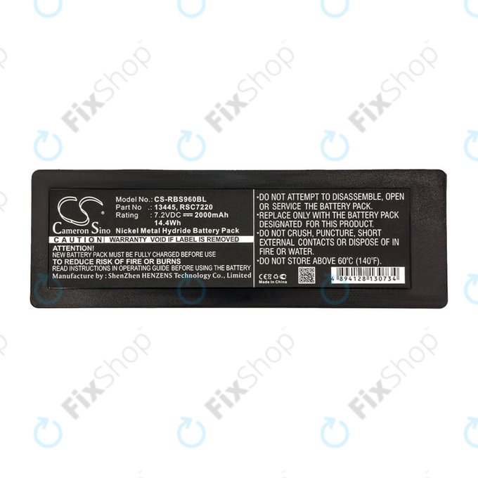Batterie für Scanreco 590, 592, 2000mAh, Ni-MH, 7.2V, RSC7220, HQ