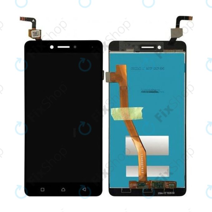 Lenovo K6 Note K53a48 - LCD Display + Touchscreen Front Glas (Black) TFT