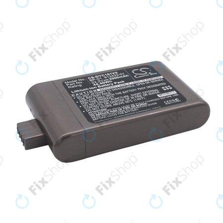 Dyson DC12, DC16 - Battery BP-01, 912433-01 Li-Ion 22.2V 2000mAh HQ