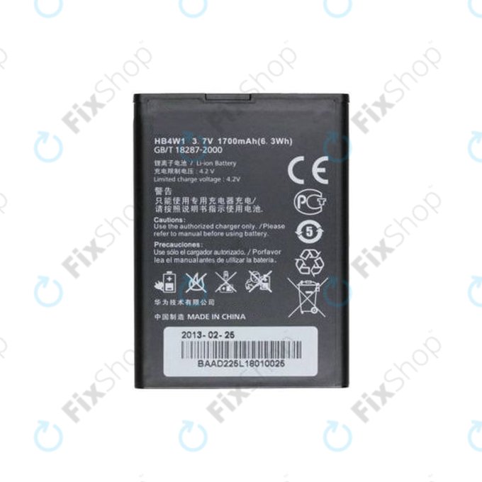 Huawei Ascend G510, Y210, Y530 - Akku Batterie HB4W1 1700mAh