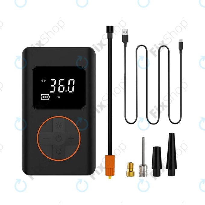 Tragbarer Elektrischer Luftkompressor mit Zubehör (7.4V, 1800mAh)