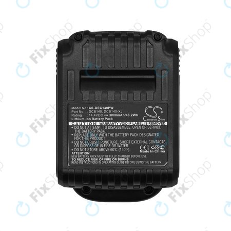 Akku batterie für Dewalt DCB090, XR, 3000mAh, Li-Ion, 14.4V, DCB140, HQ