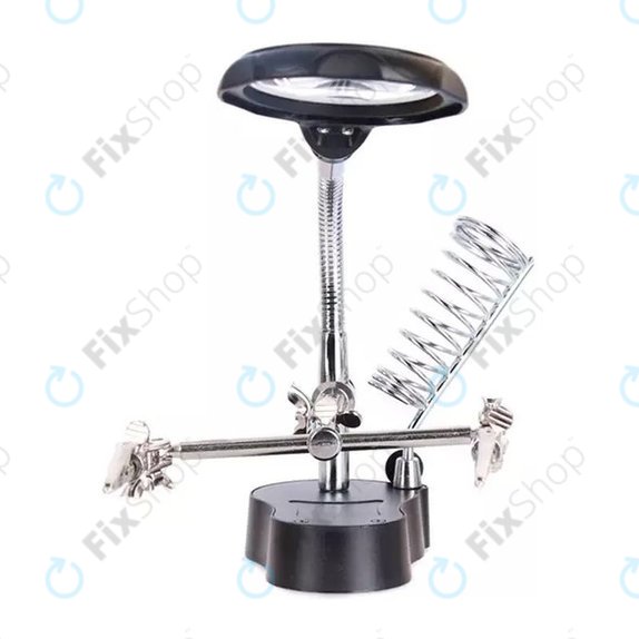 Zeno Desk D3 - Dritte Hand mit Lupe