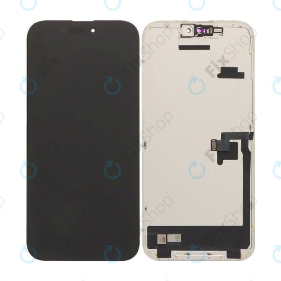 Display Soft OLED 120Hz für iPhone 16 Pro Max, Touchscreen-Glas mit Rahmen, FixPremium PRO
