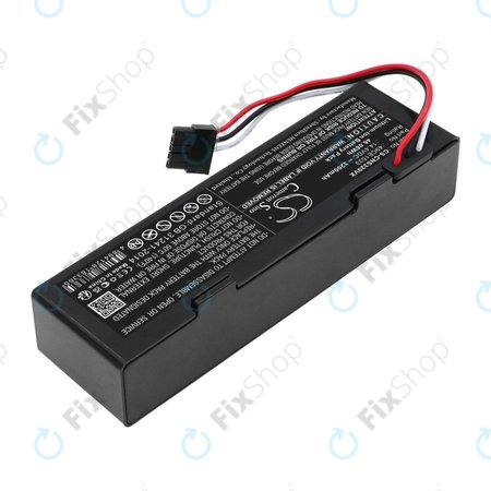 Batterie für ETA Navaggio 2228, Cecotec Conga 3290, 3490, 3890, 3200mAh, Li-Ion, 14.4V, 49CE1533, HQ