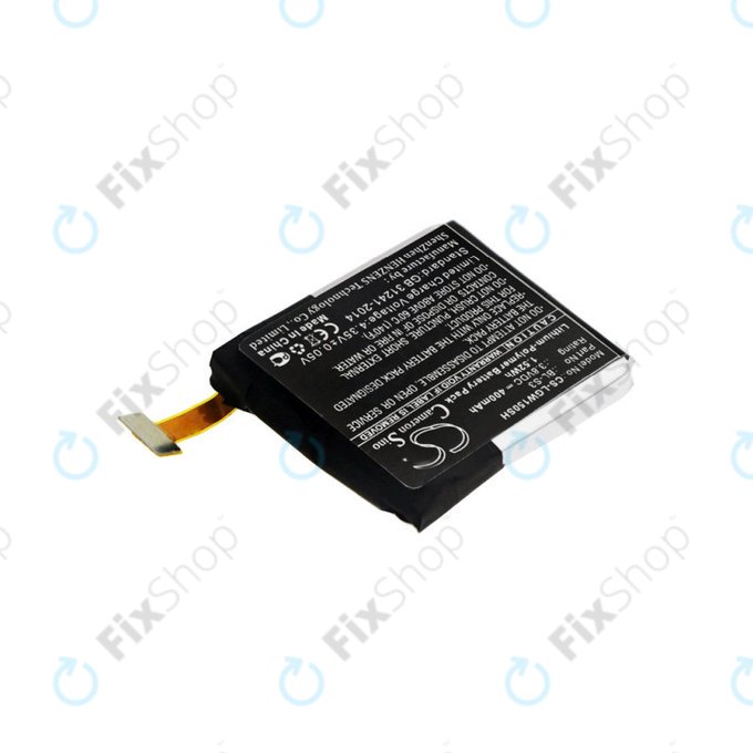 Batterie für LG W150, LG Watch Urbane, 400mAh, Li-Pol, 3.8V, BL-S3, HQ