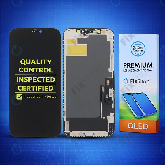 Display Soft OLED für iPhone 12, 12 Pro - Touchscreen + Rahmen, DIAGNOSTIC