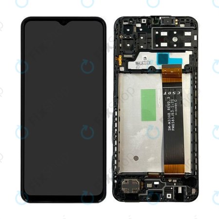 Samsung Galaxy A13 A135F - LCD Display + Touch Screen + Frame (Black) - GH82-28508A, GH82-28653A Genuine Service Pack