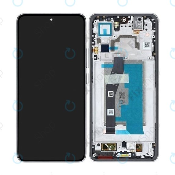 Xiaomi 14T - LCD Display + Touchscreen Front Glas + Rahmen (Titan Gray) - 5600040N12A00 Genuine Service Pack
