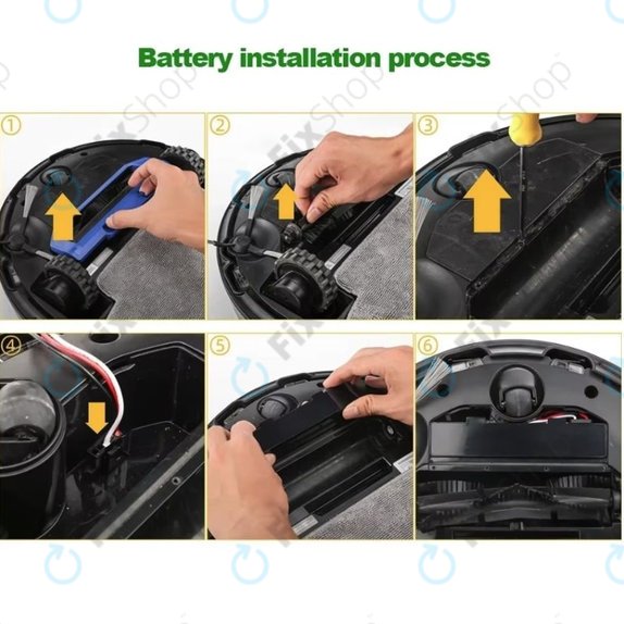 Xiaomi Mi Robot Vacuum Mop Pro (P) - Akku Batterie STYTJ02YM Li-Ion 14.8V 3400mAh