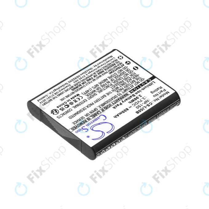 Akku batterie für Olympus MJU, Casio Exilim, Kodak PIXPRO, 800mAh, Li-Ion, 3.7V, NP-150, HQ