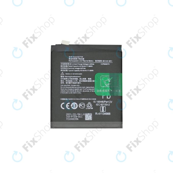 OnePlus 8 Pro - Akku Batterie BLP759 4510mAh