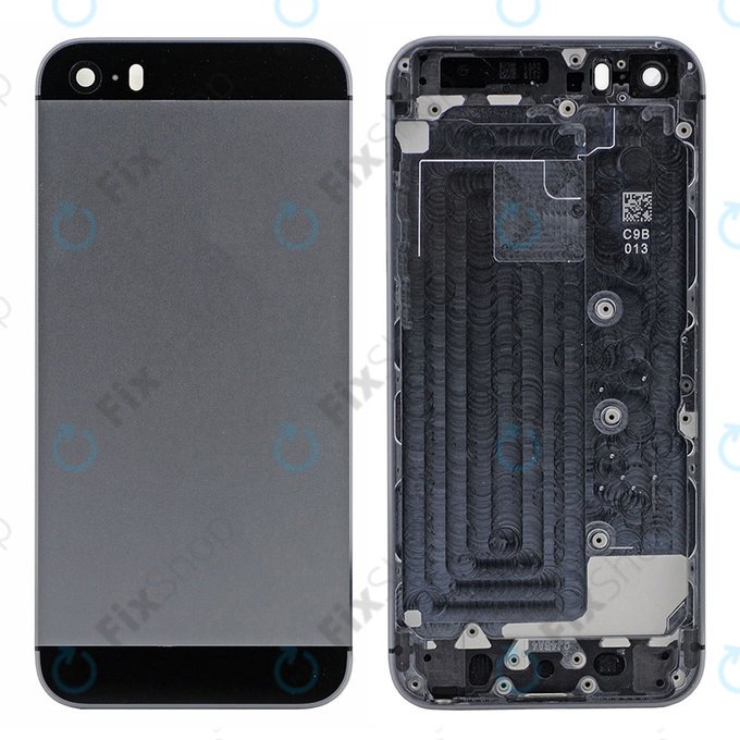 Apple iPhone 5S - Backcover (Space Gray)