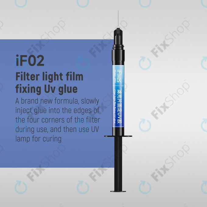 iFixes iL02 - UV-Kleber zum Befestigen von Lichtfiltern, 5ml