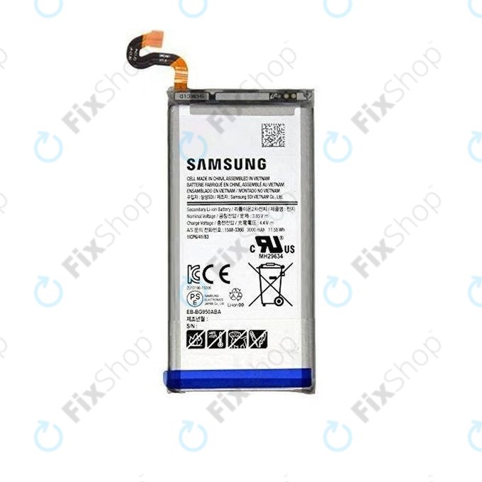 Samsung Galaxy S8 G950F - Akku Batterie EB-BG950ABE 3000mAh - GH43-04729A, GH82-14642A Genuine Service Pack