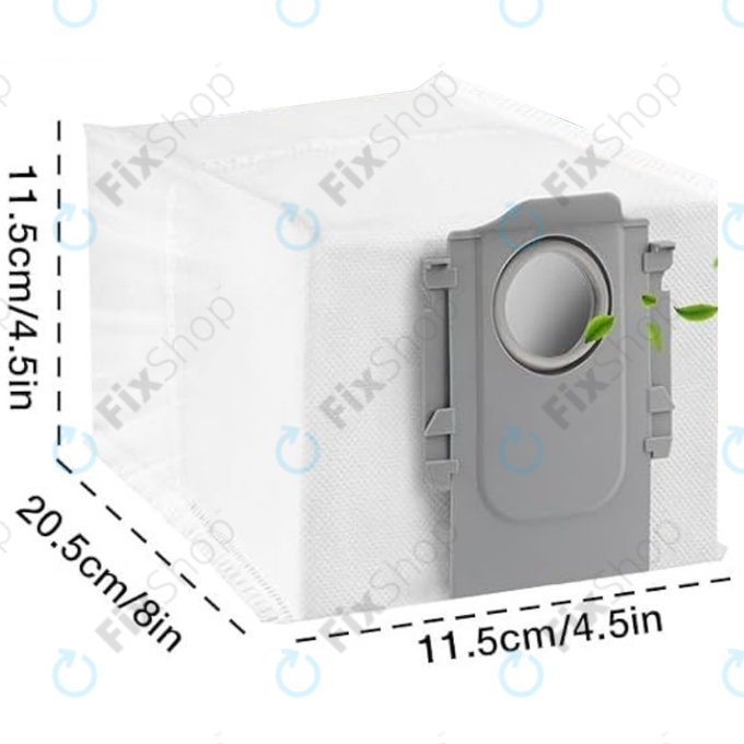 Xiaomi Roborock Qrevo Curv, Qrevo Edge, S8 MaxV Ultra, S8 Max Ultra, Saros 10, Saros 10R, QV-series - Abfallbeutel