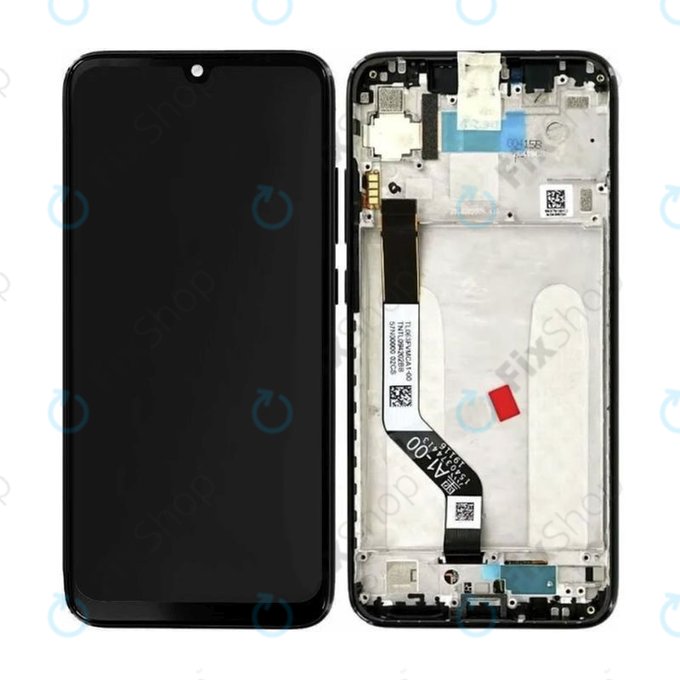 Xiaomi Redmi Note 7 M1901F7G M1901F7H - LCD Display + Touchscreen Front Glas + Rahmen (White) - 560460002033 Genuine Service Pack