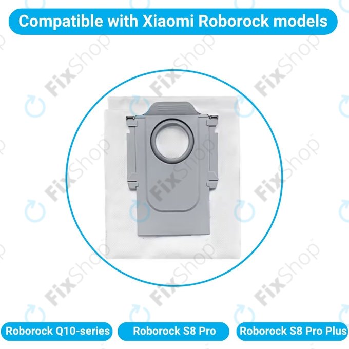 Staubbeutel, 4 Stk. für Xiaomi Roborock Q10-series, S8 Pro, S8 Pro Plus