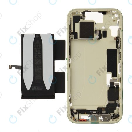 Mittelrahmen mit Batterie für iPhone 15 | Yellow | ZD076-00671 | Genuine Apple