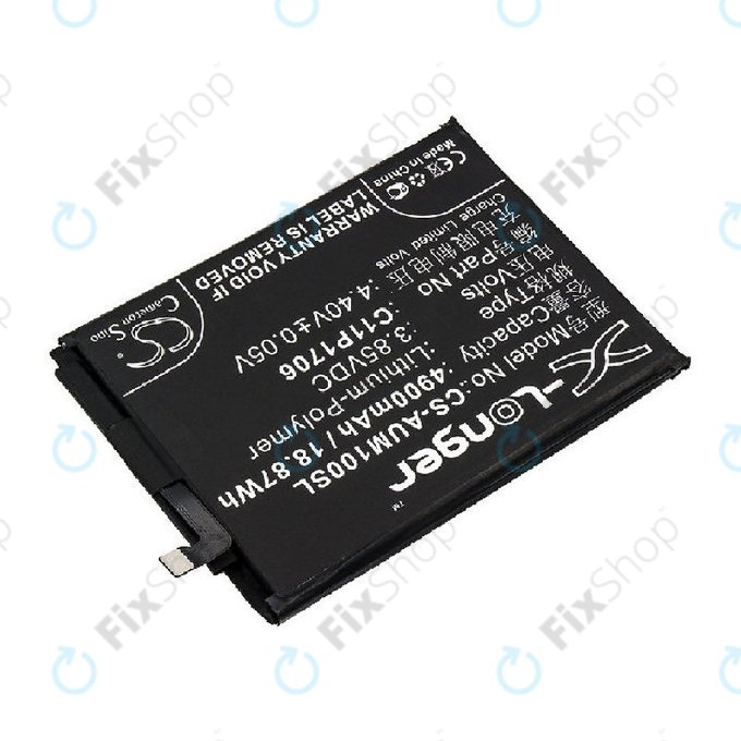 Batterie für Asus Zenfone Max Pro M1 ZB602KL, 4900mAh, Li-Pol, 3.85V, 0B200-02870200, HQ