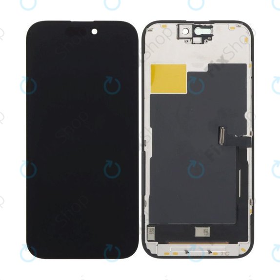 Apple iPhone 15 Pro - LCD Display + Touchscreen Front Glas + Rahmen In-Cell FixPremium