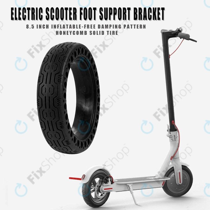 Xiaomi Mi Electric Scooter 1S, 2 M365, Essential, Pro, Pro 2 - Dauerhaft, Schlauchloser Reifen (Typ 2) (Black)