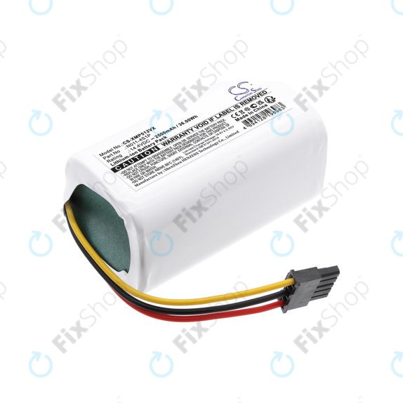 Batterie für Xiaomi Mi Robot vacuum Mop 2 Lite, 2500mAh, Li-ion, 14.4V, 260V-4S1P, HQ