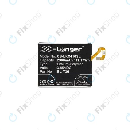 LG K10 (2018), K11, K11 Plus, K11 Prime, K30, Harmony 2 - Akku Batterie BL-T36, EAC63638201 2900mAh HQ