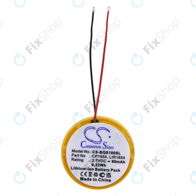 Batterie für Bose Soundsport Pulse, Wireless, 60mAh, Li-Ion, 3.7V, CP1654, HQ