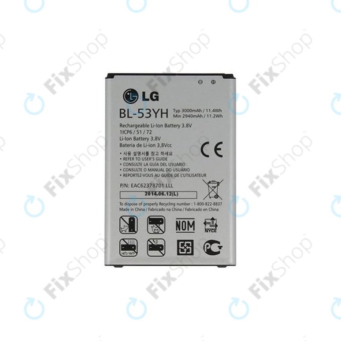 LG G3 D855 - Akku Batterie BL-53YH 3000mAh