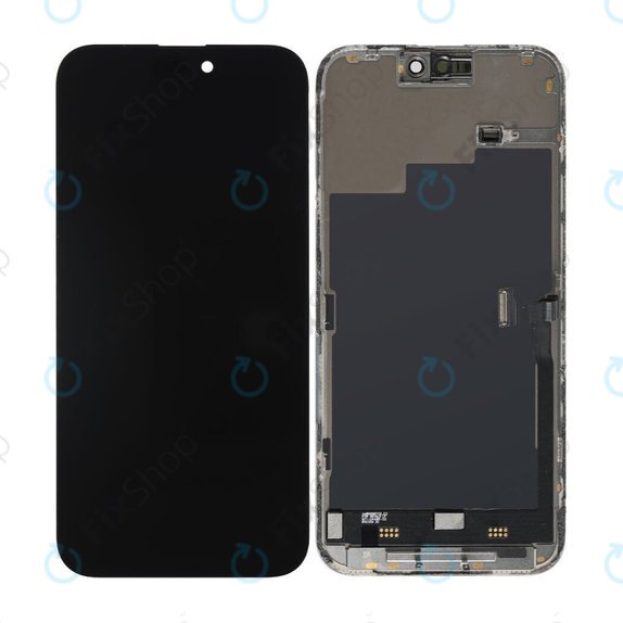 Apple iPhone 15 Pro Max - LCD Display + Touchscreen Front Glas + Rahmen Refurbished