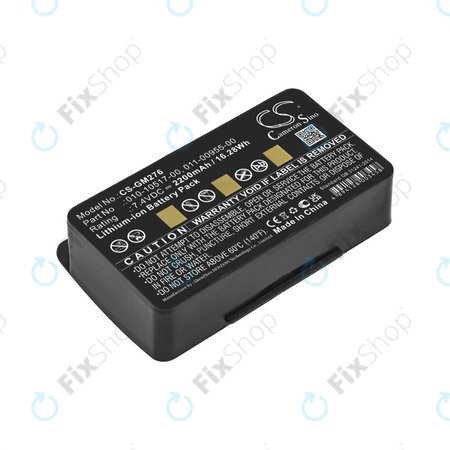 Batterie für Garmin GPSMAP 276, 296, 376, 378, 478, 495, 2200mAh, Li-Ion, 7.4V, 010-10517-00, HQ