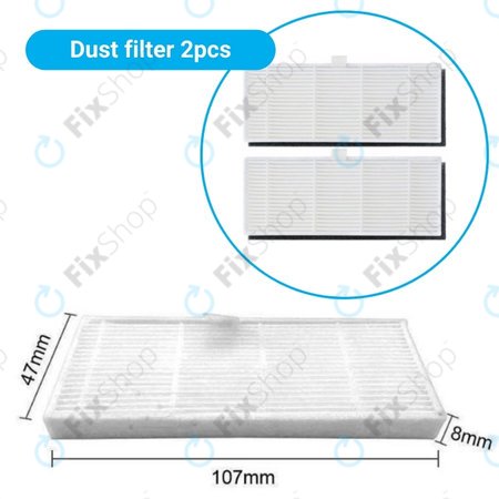 Xiaomi Viomi S9, Proscenic M7 Pro, M7 Max, M8 Pro - Standard-Set (Schwarz)