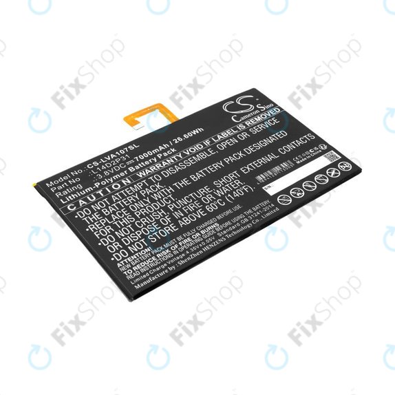 Akku batterie für Lenovo Tab 2, Lenovo Tab 4, Lenovo TB2, 7000mAh, Li-Pol, 3.8V, L14D2P31, HQ