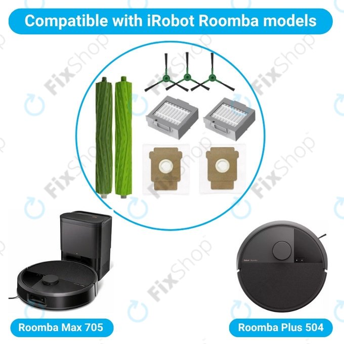 iRobot Roomba Max 705, Plus 504 - Komplett-set