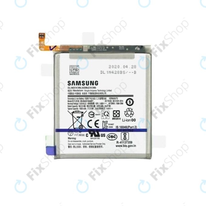 Samsung Galaxy A51 5G A516B - Akku Batterie EB-BA516ABY 4500mAh - GH82-22889A Genuine Service Pack