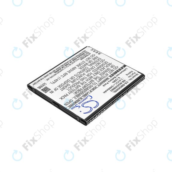 Batterie für Samsung Galaxy J3, 2400mAh, Li-Ion, 3.8V, EB-BG530BBC, HQ