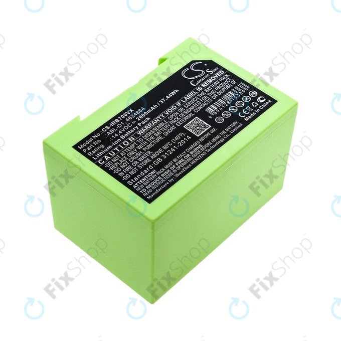 iRobot Roomba e-series, i-series - Akku Batterie ABL-D1, 4624864, ABL-D2 Li-Ion 14.4V 2600mAh HQ