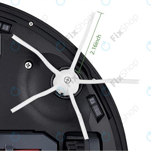 Ersatzteilset für Xiaomi Roborock Q7+, Q7 Max, Q7 Max+ (2x Hauptbürste, 4x Filter, 4x Seitenbürste – weiß, 4x Wischtuch, 4x Staubbeutel)