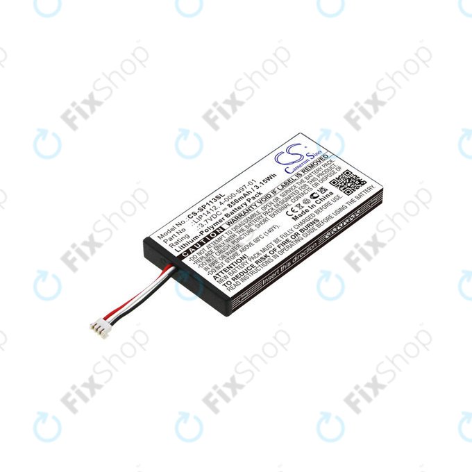 Batterie für PSP, 850mAh, Li-Pol, 3.7V, LIP1412, HQ