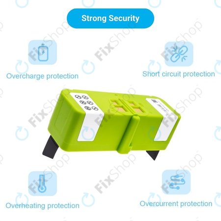 iRobot Roomba 600, 800, 900-series - Akku Batterie 4502233, 4374392, 2130LI Li-Ion 14.4V 4000mAh HQ