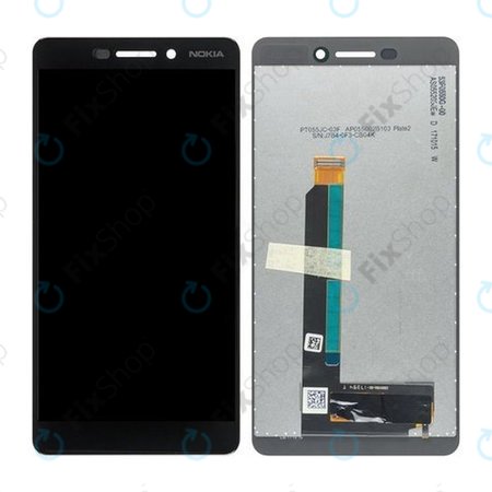 Nokia 6.1 - LCD + Touchscreen Front Glas - 20PL2BW0001 Genuine Service Pack