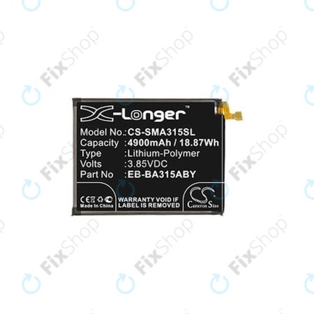 Samsung Galaxy A22 A225F, A31 A315F, A32 4G A325F - Akku Batterie EB-BA315ABY 4900mAh HQ