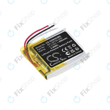 Akku batterie für GoPro Hero 4 Session, Hero 5 Session, 800mAh, Li-Pol, 3.7V, 601-06750-000, HQ