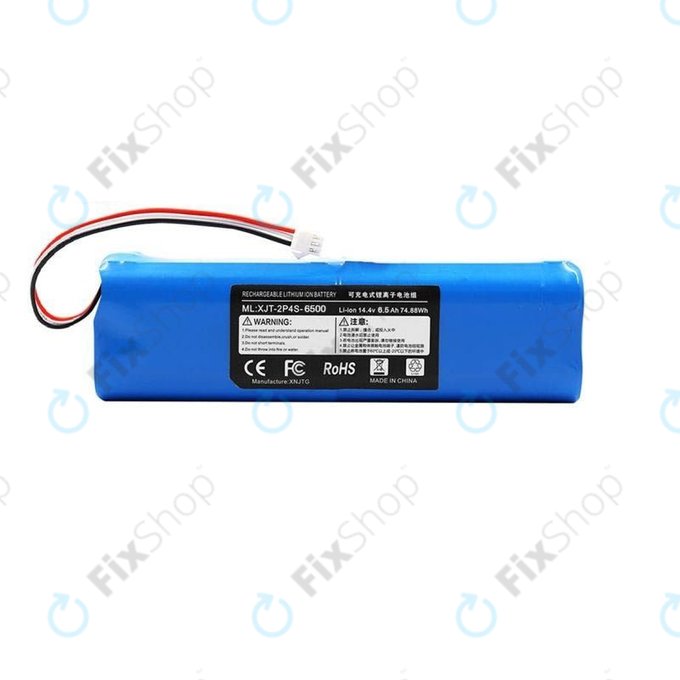 Xiaomi Roidmi EVE Plus, Viomi, Lydsto, Proscenic, Tefal - Akku Batterie XJT-2P4S-6800 Li-Ion 14.4V 6800mAh